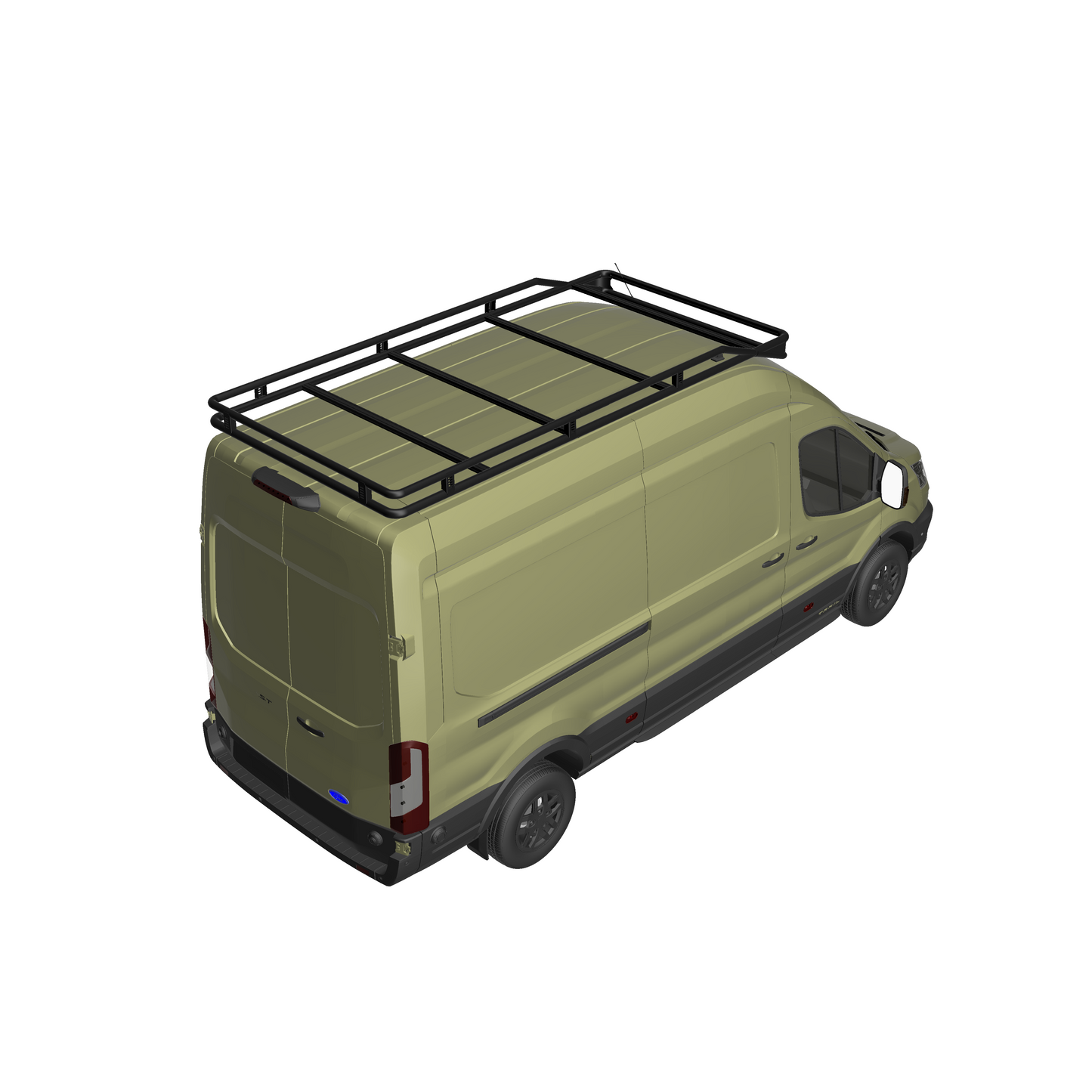 B-RAX Dachträger RailBase Light ready straight für Ford Transit (ab 2013)