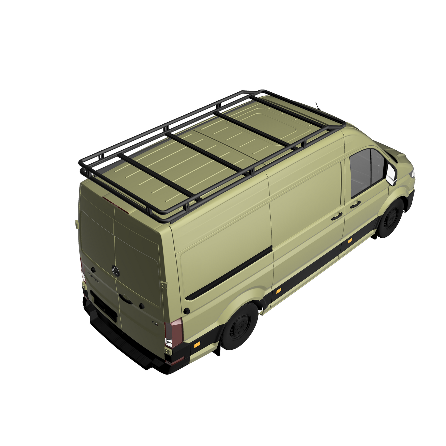 B-RAX Dachträger RailBase straight für VW Crafter und MAN TGE (ab 2017)