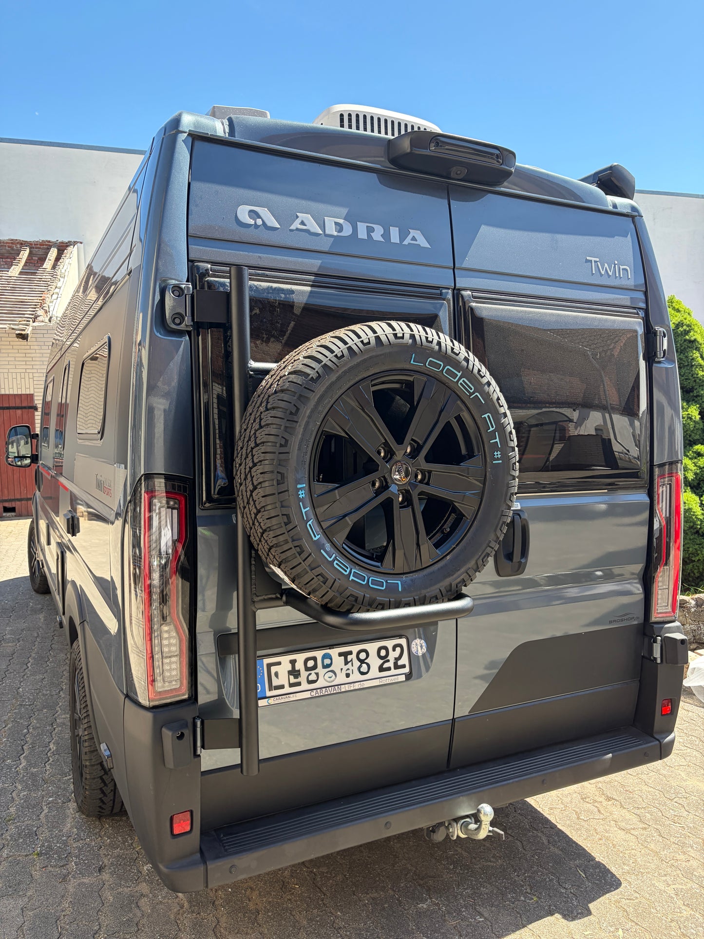 B-RAX Reserveradträger Fiat Ducato, Citroën Jumper, Peugeot Boxer (ab 2006) und Baugleich