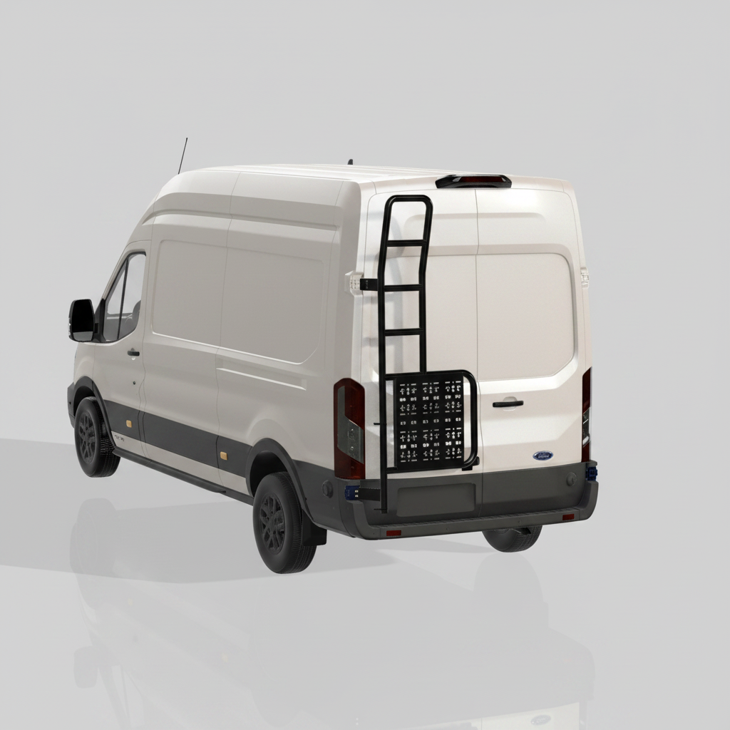 B-RAX Heckleiter mit Montageplatte für Ford Transit (ab 2013) *H3*