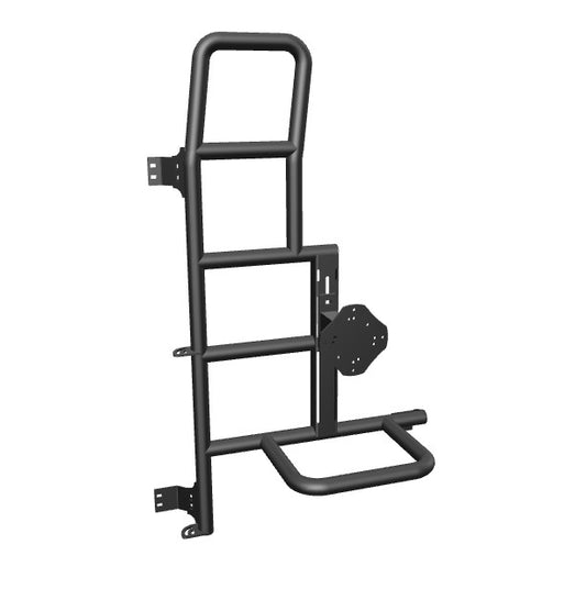 Heckleiter mit Reserveradhalter für  Mercedes Sprinter (ab Bj. 2006 ) und VW Crafter (Bj. 2006-2016) *H1*