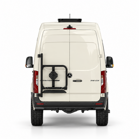 B-RAX Reserveradträger für Mercedes Sprinter (ab Bj. 2006 ) und VW Crafter (Bj. 2006-2016)