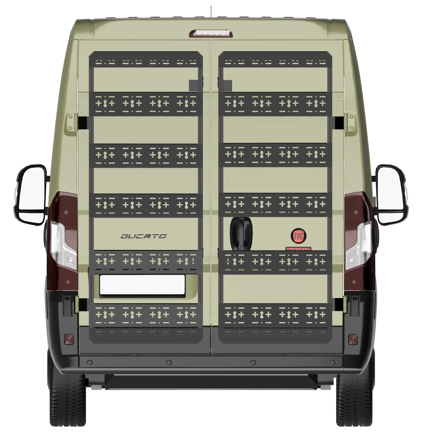 Backrack modular, Heckträger für Fiat Ducato, Citroën Jumper, Peugeot Boxer (ab 2006) und Baugleich