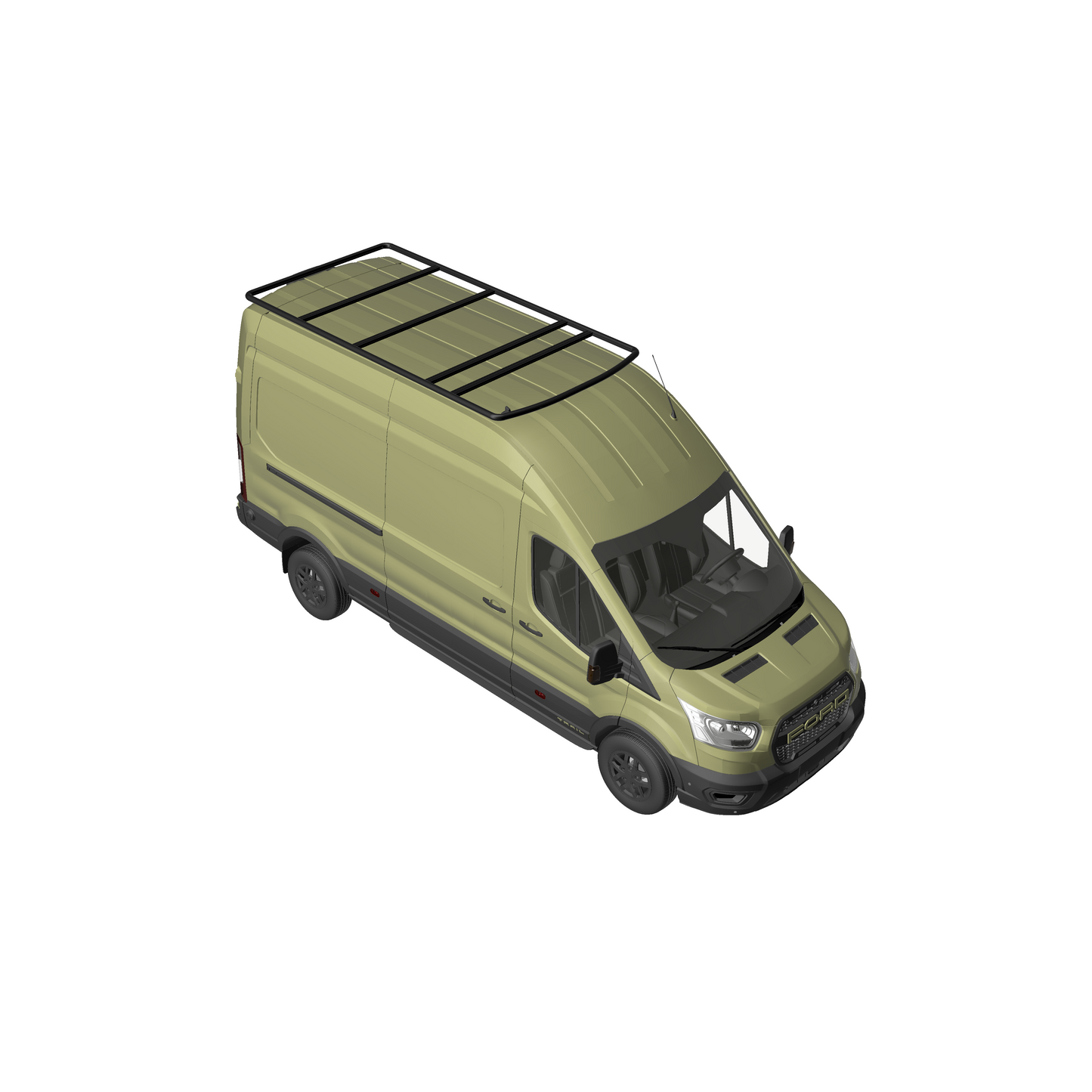 B-RAX Dachträger Base curved für Ford Transit (ab 2013)