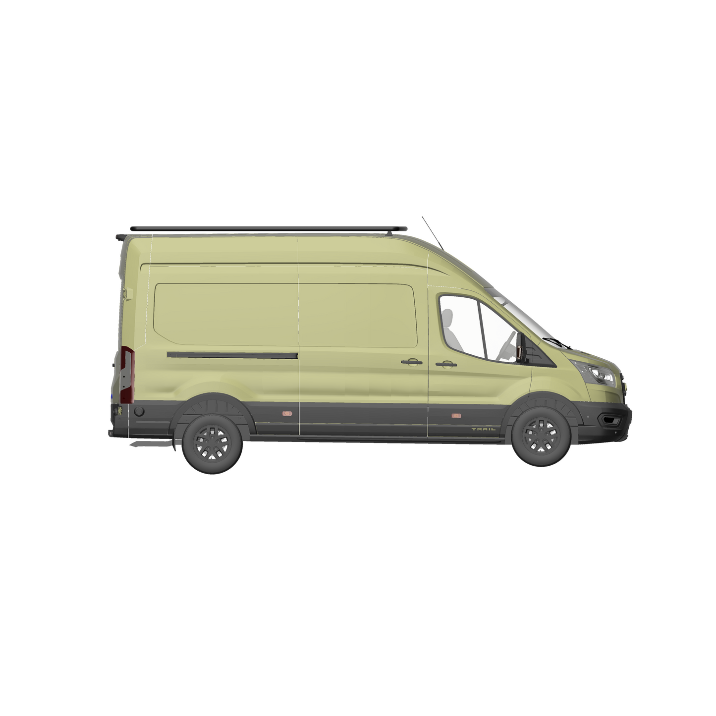 B-RAX Dachträger Base curved für Ford Transit (ab 2013)