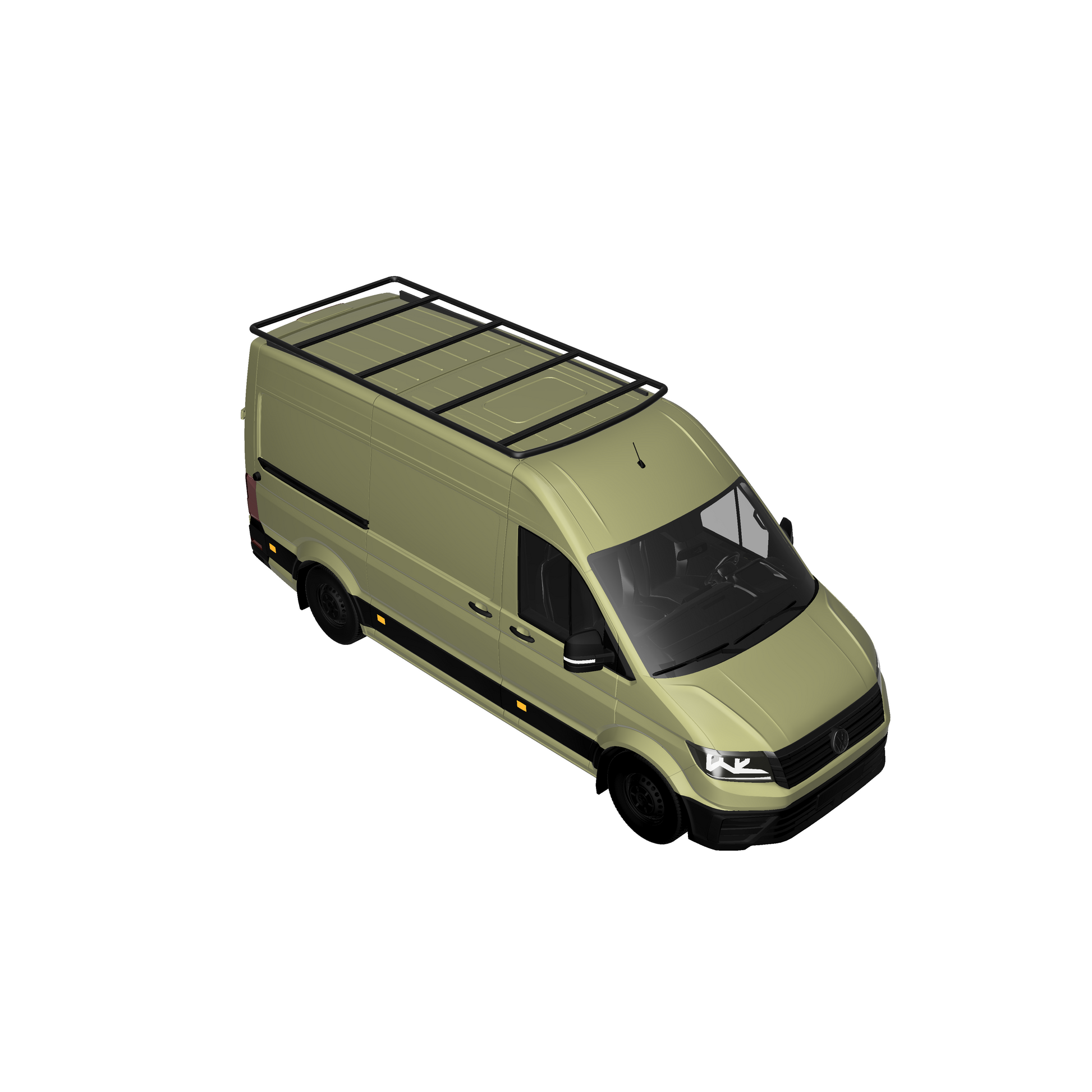 Dachträger Base curved für VW Crafter und MAN TGE (ab 2017) - CamperRamper
