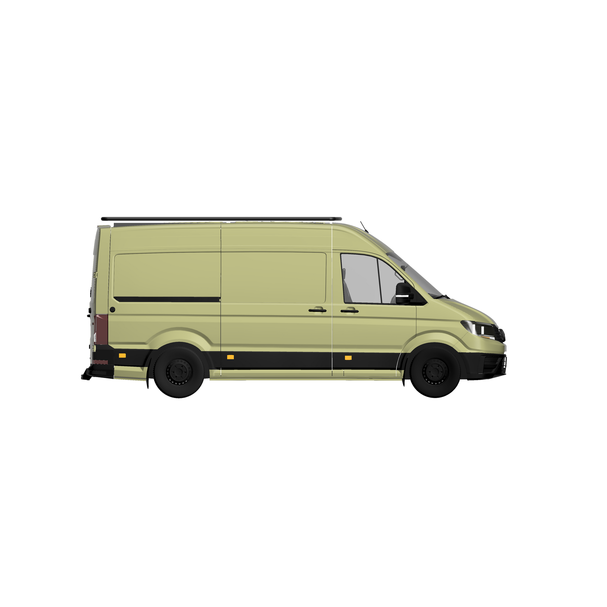 Dachträger Base curved für VW Crafter und MAN TGE (ab 2017) - CamperRamper