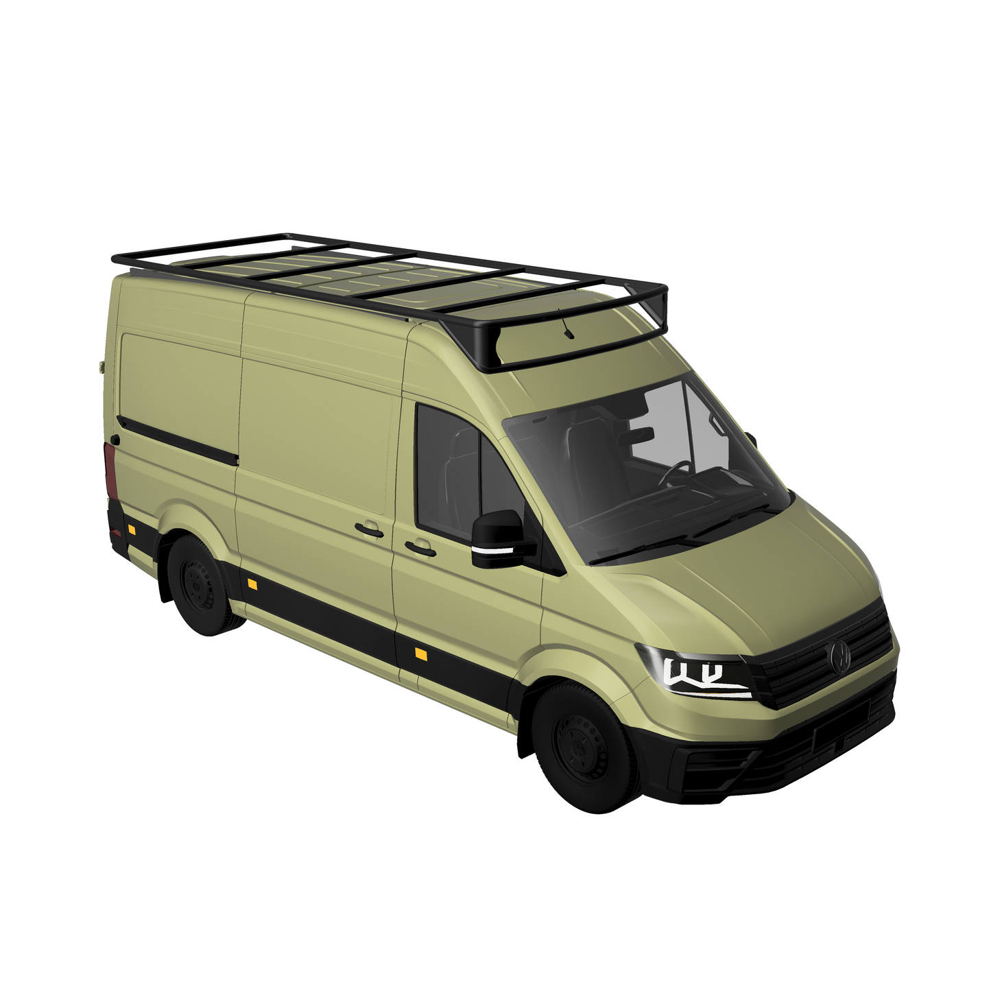 Dachträger Base Light ready curved für VW Crafter und MAN TGE (ab 2017) - CamperRamper