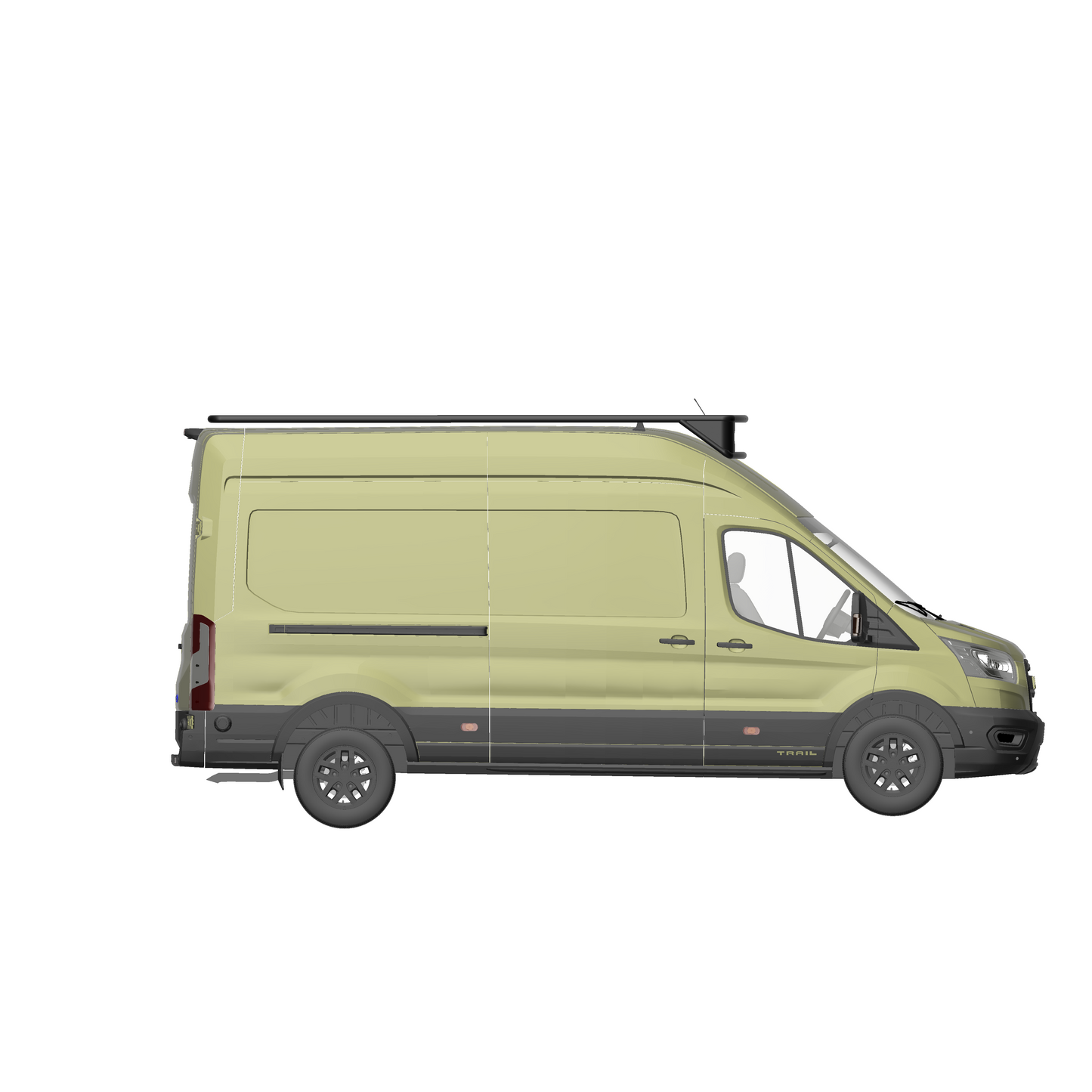 B-RAX Dachträger Base Light ready curved für Ford Transit (ab 2013)
