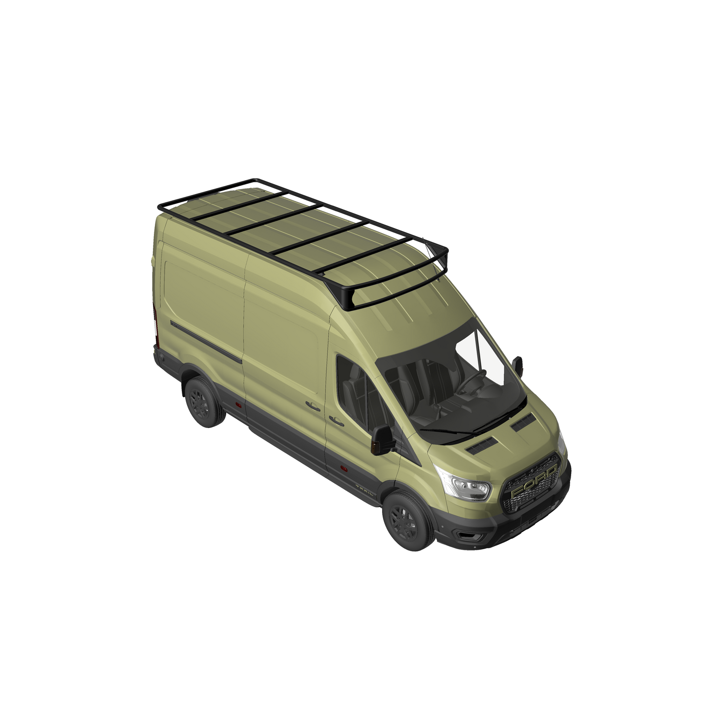 B-RAX Dachträger Base Light ready curved für Ford Transit (ab 2013)