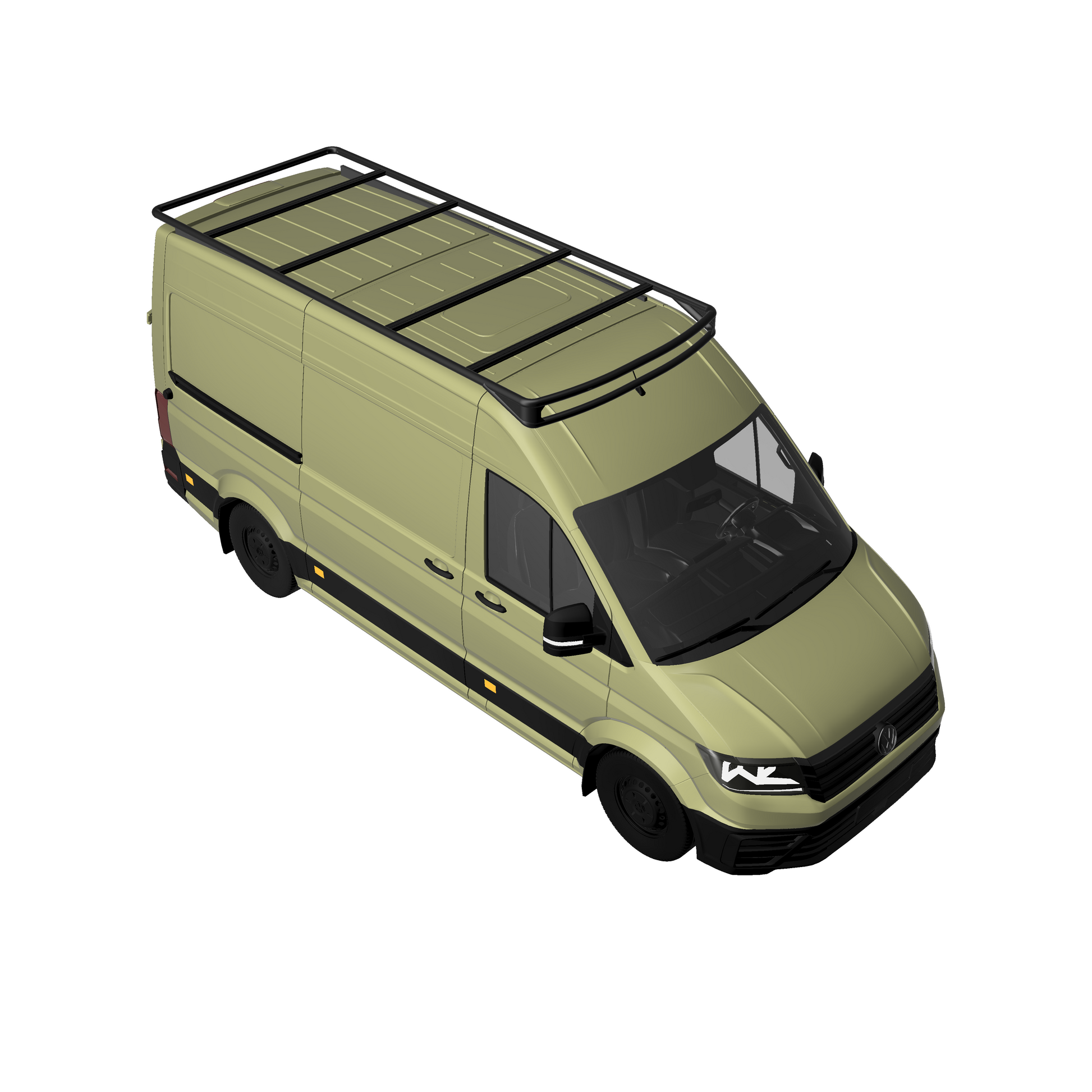 Dachträger Base Light ready curved für VW Crafter und MAN TGE (ab 2017) - CamperRamper