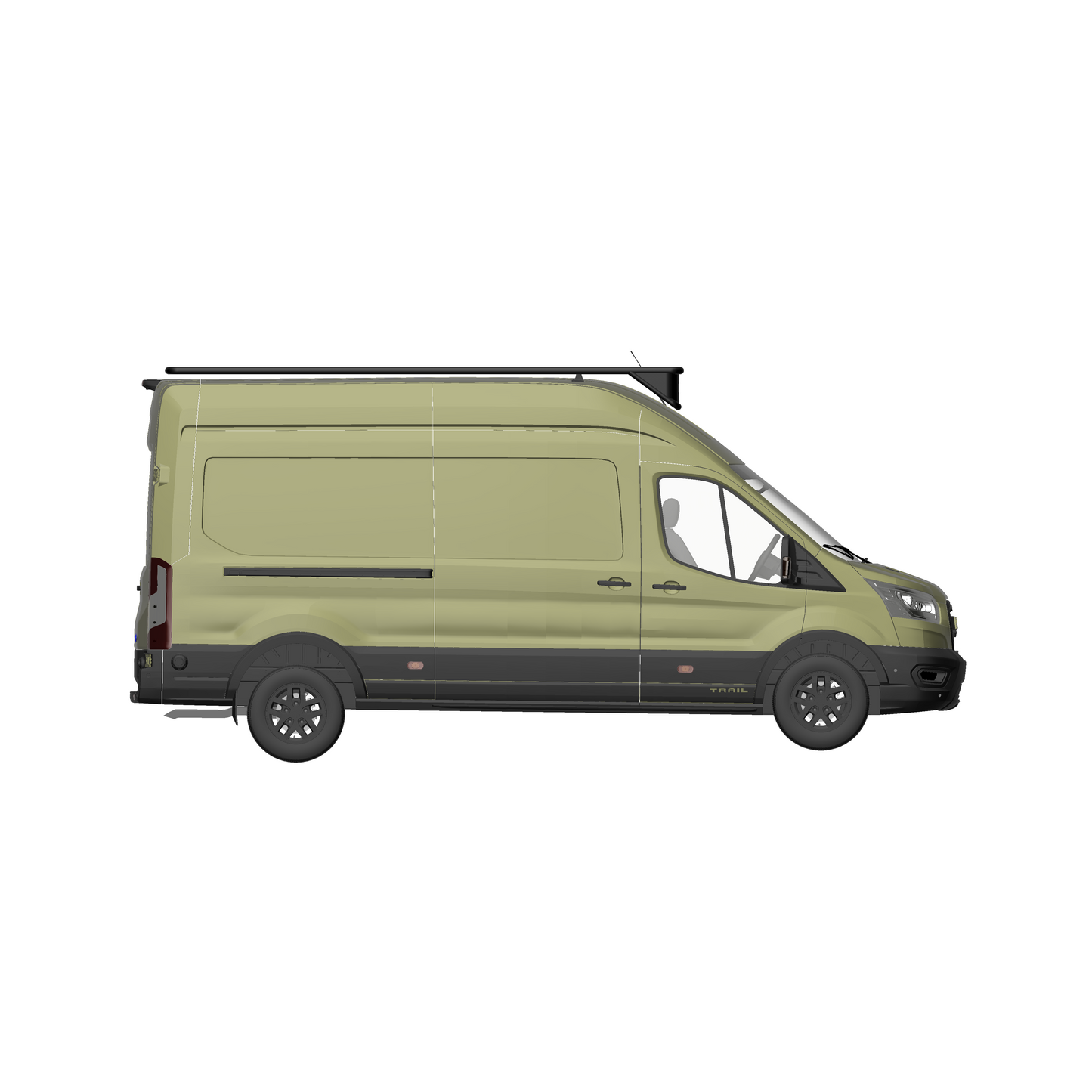 B-RAX Dachträger Base Light ready straight für Ford Transit (ab 2013)