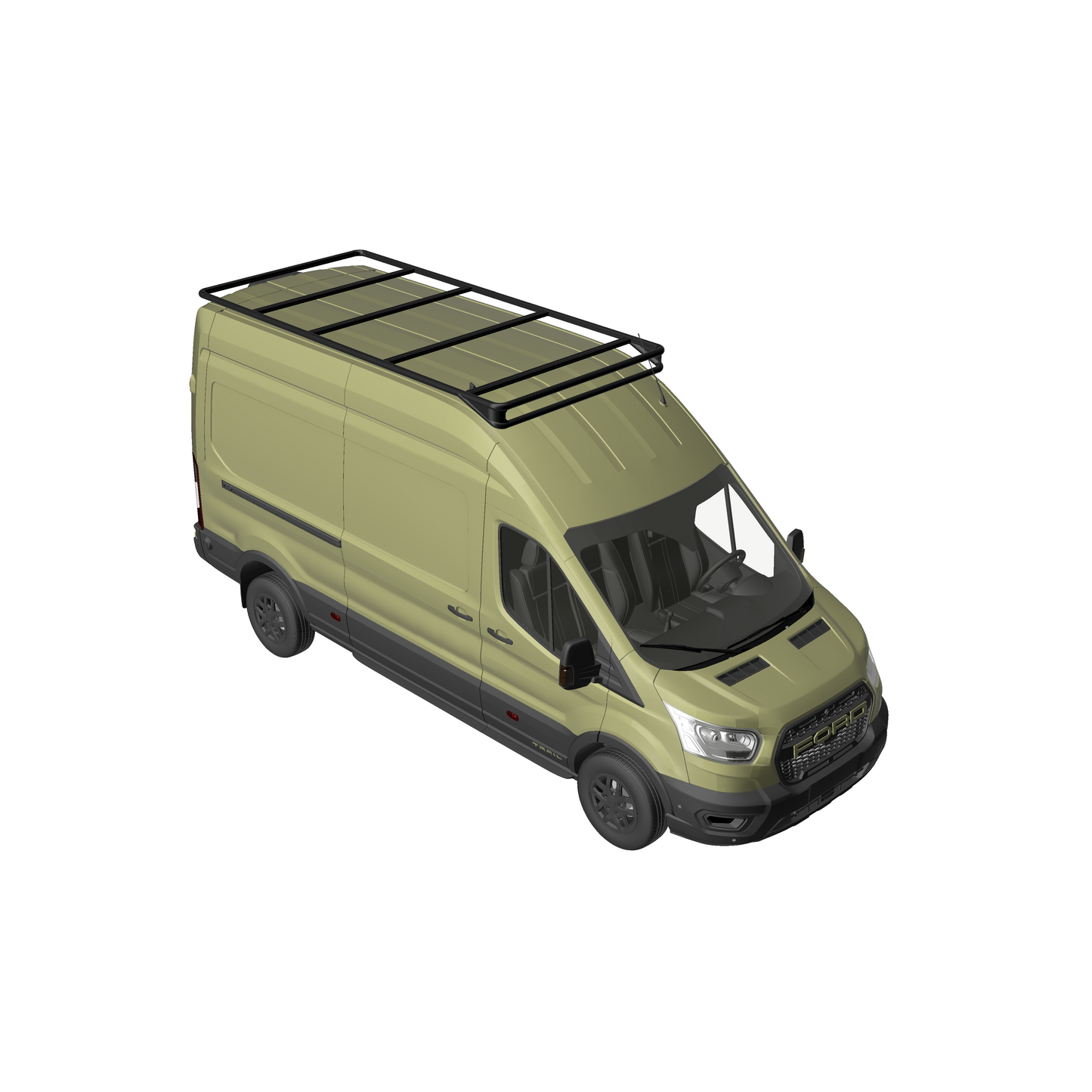 B-RAX Dachträger Base Light ready straight für Ford Transit (ab 2013)