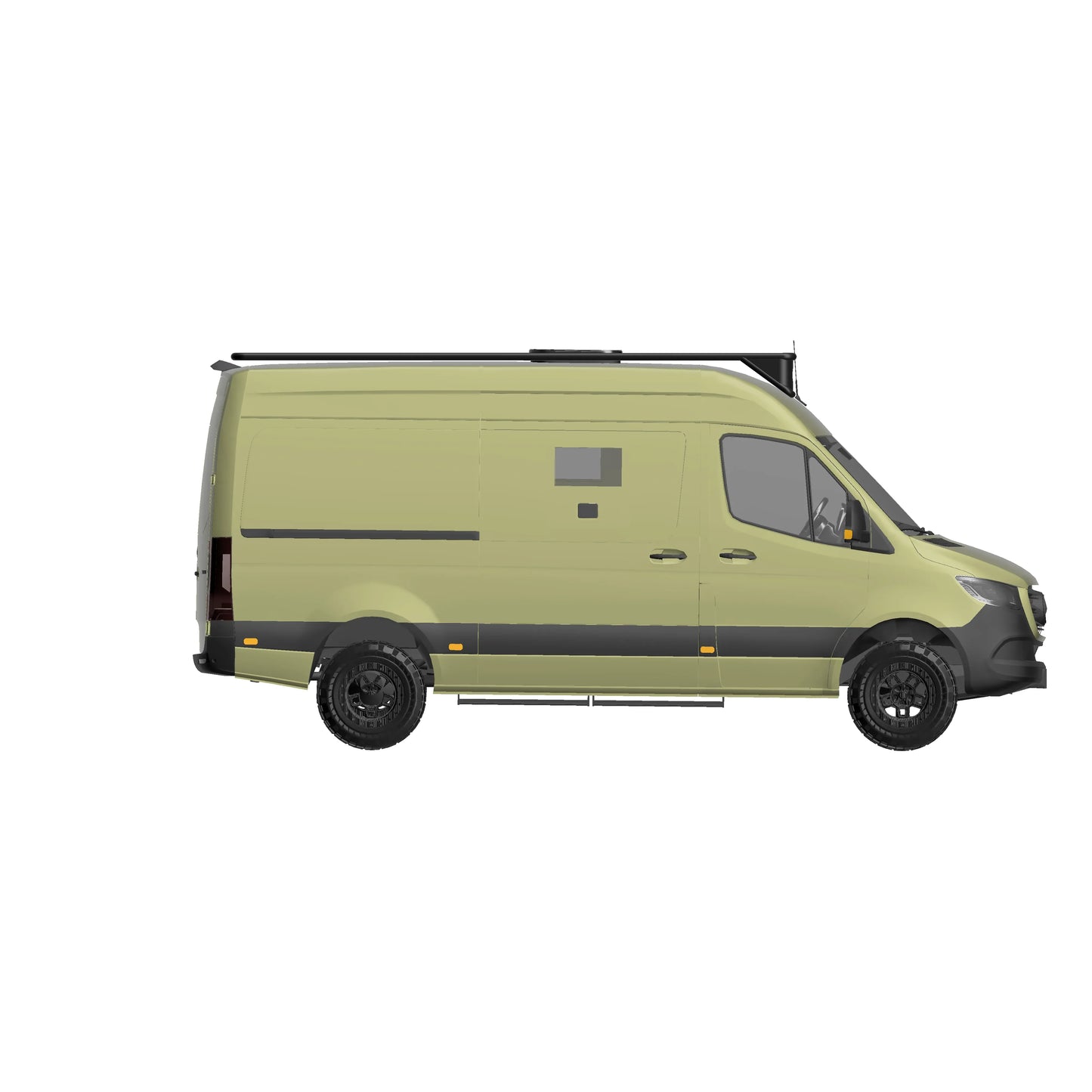 B-RAX Dachträger Base Light ready straight für Mercedes Sprinter (ab Bj. 2006 ) und VW Crafter (Bj. 2006-2016)