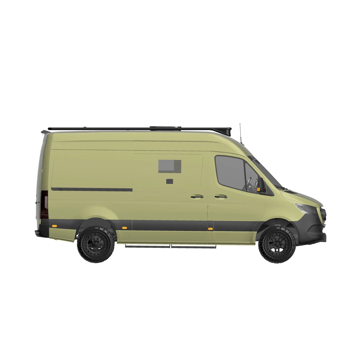 B-RAX Dachträger Base Light ready straight für Mercedes Sprinter (ab Bj. 2006 ) und VW Crafter (Bj. 2006-2016)