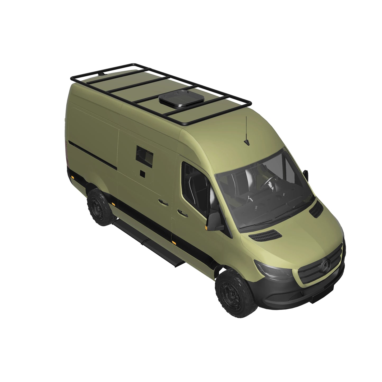 B-RAX Dachträger Base straight für Mercedes Sprinter (ab Bj. 2006 ) und VW Crafter (Bj. 2006-2016)