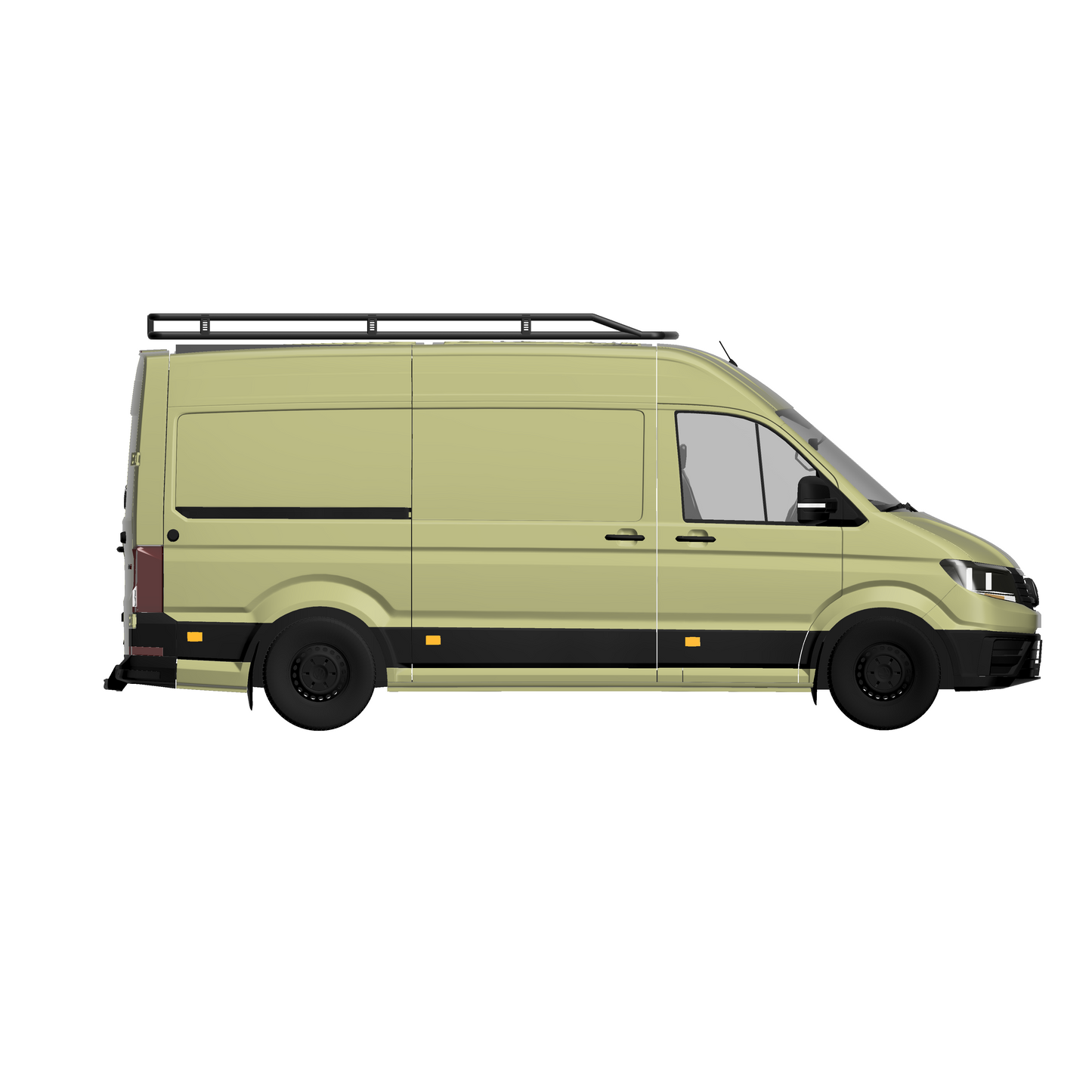 B-RAX Dachträger RailBase curved für VW Crafter und MAN TGE (ab 2017)