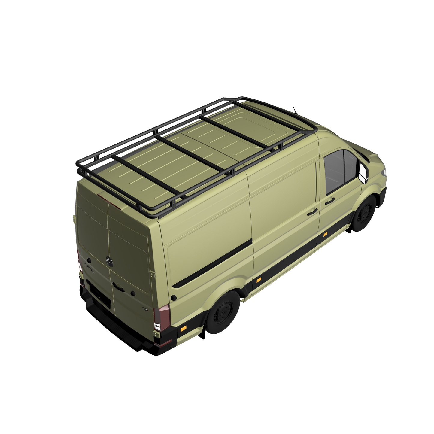 B-RAX Dachträger RailBase curved für VW Crafter und MAN TGE (ab 2017)