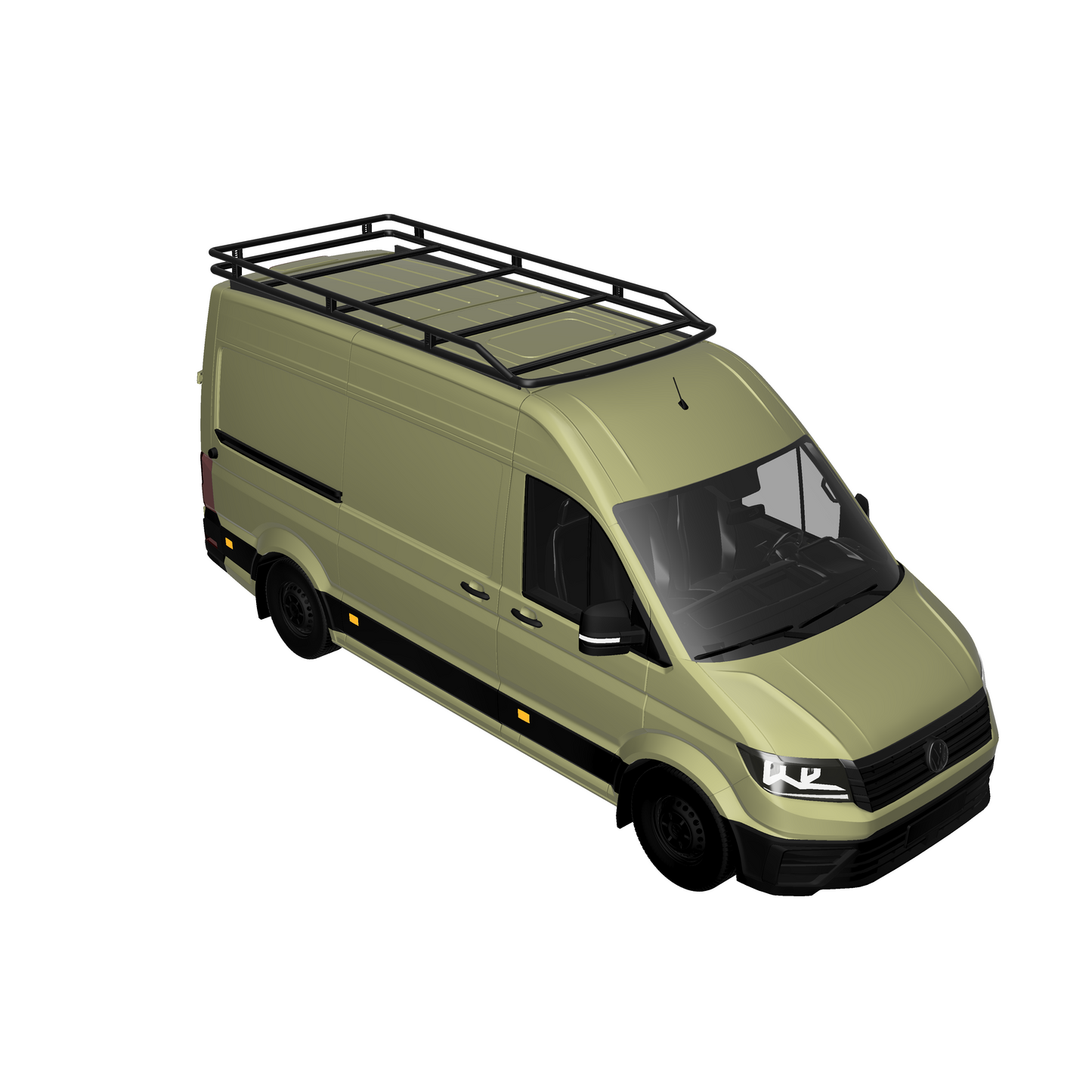 B-RAX Dachträger RailBase curved für VW Crafter und MAN TGE (ab 2017)