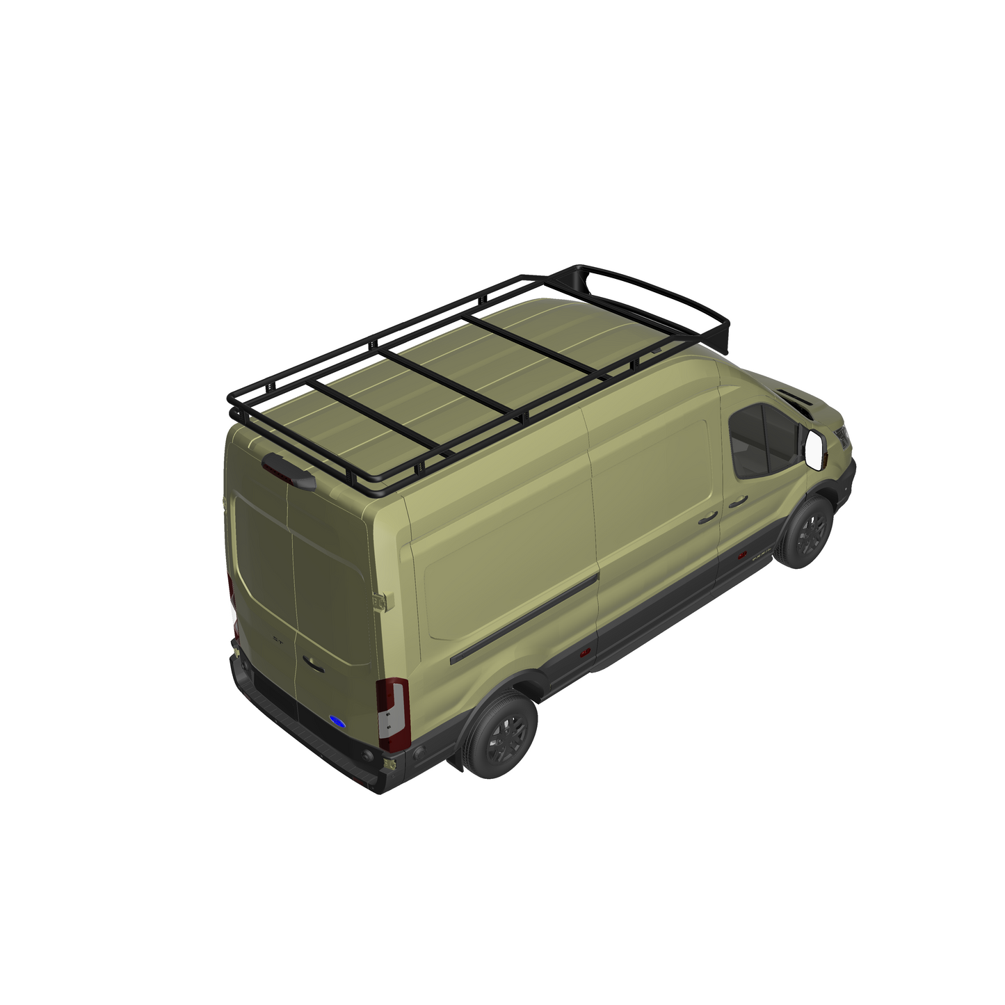B-RAX Dachträger RailBase Light ready curved für Ford Transit (ab 2013)
