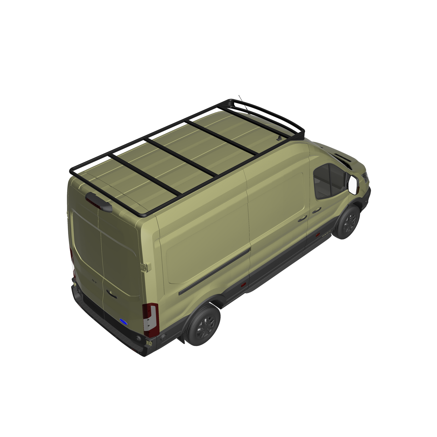 B-RAX Dachträger Base Light ready curved für Ford Transit (ab 2013)