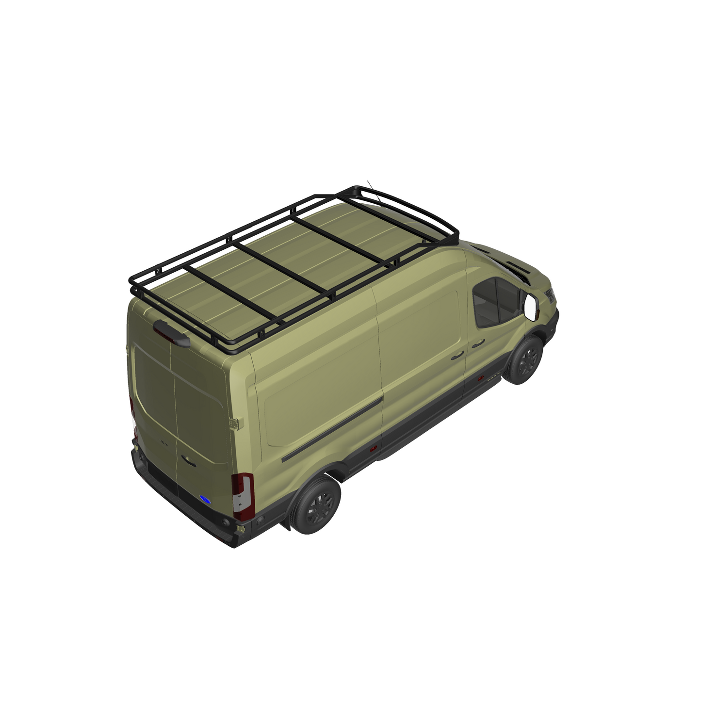 B-RAX Dachträger RailBase Light ready curved für Ford Transit (ab 2013)