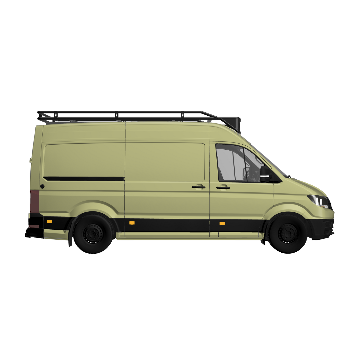 Dachträger RailBase Light ready curved für VW Crafter und MAN TGE (ab 2017)