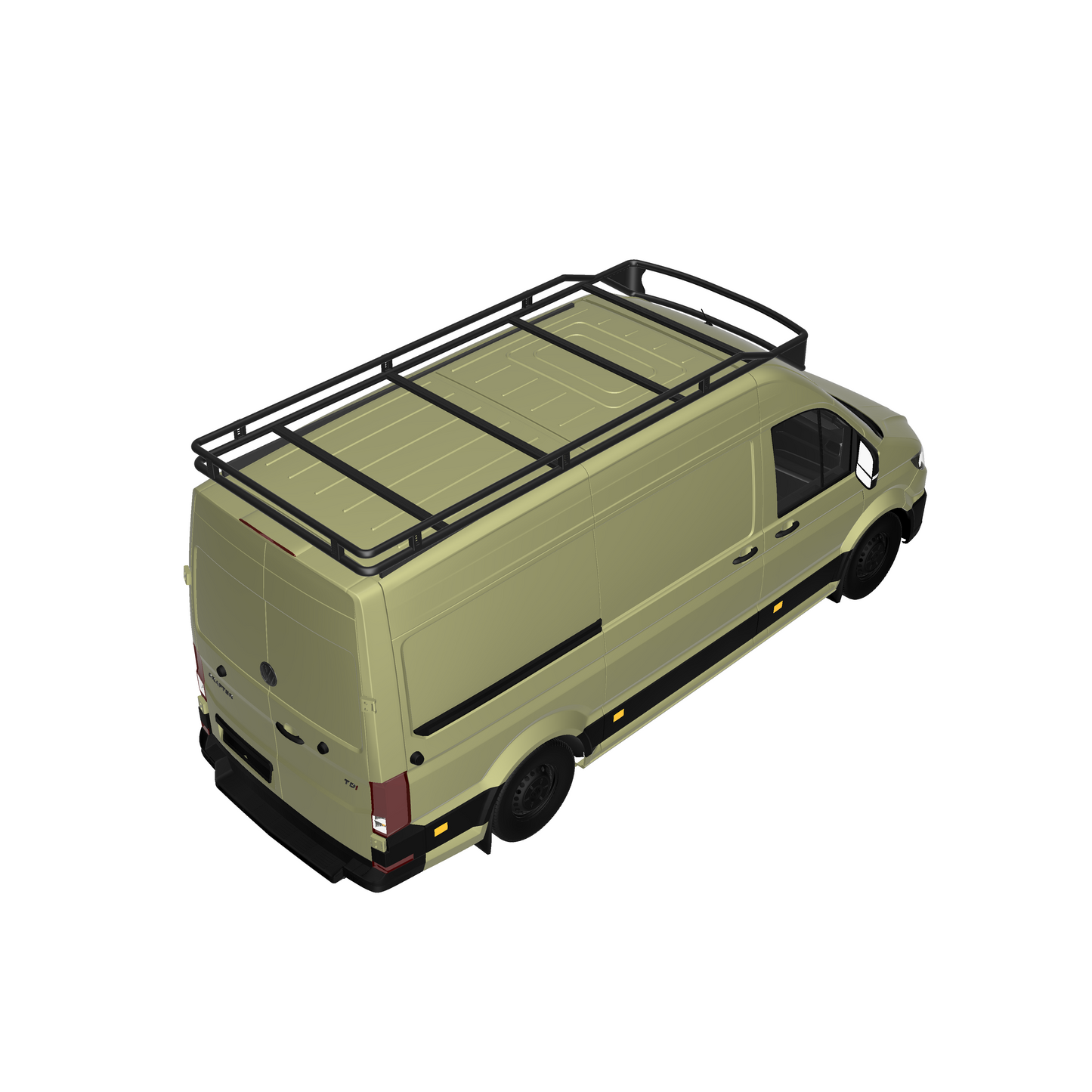 Dachträger RailBase Light ready curved für VW Crafter und MAN TGE (ab 2017)