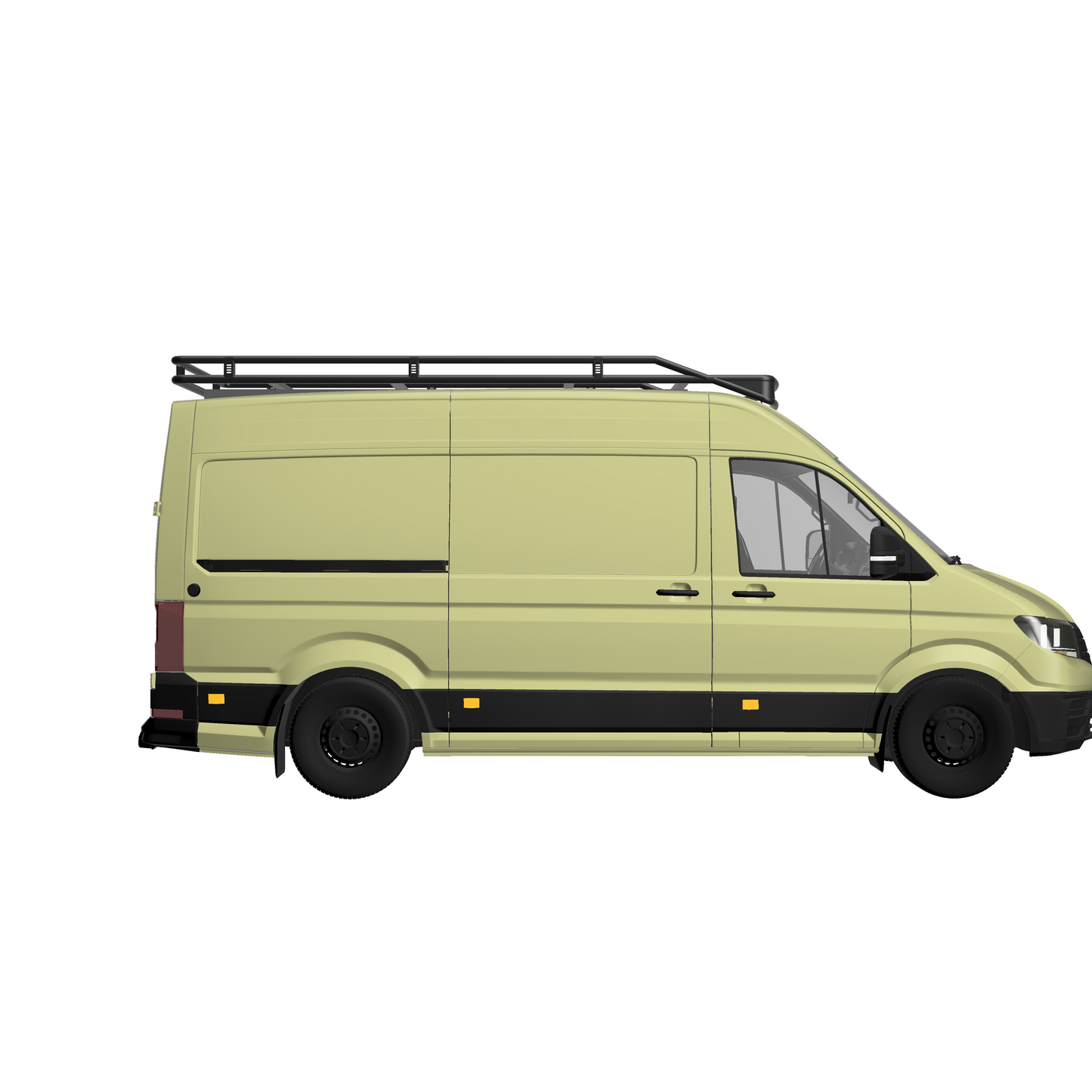 Dachträger RailBase Light ready curved für VW Crafter und MAN TGE (ab 2017)