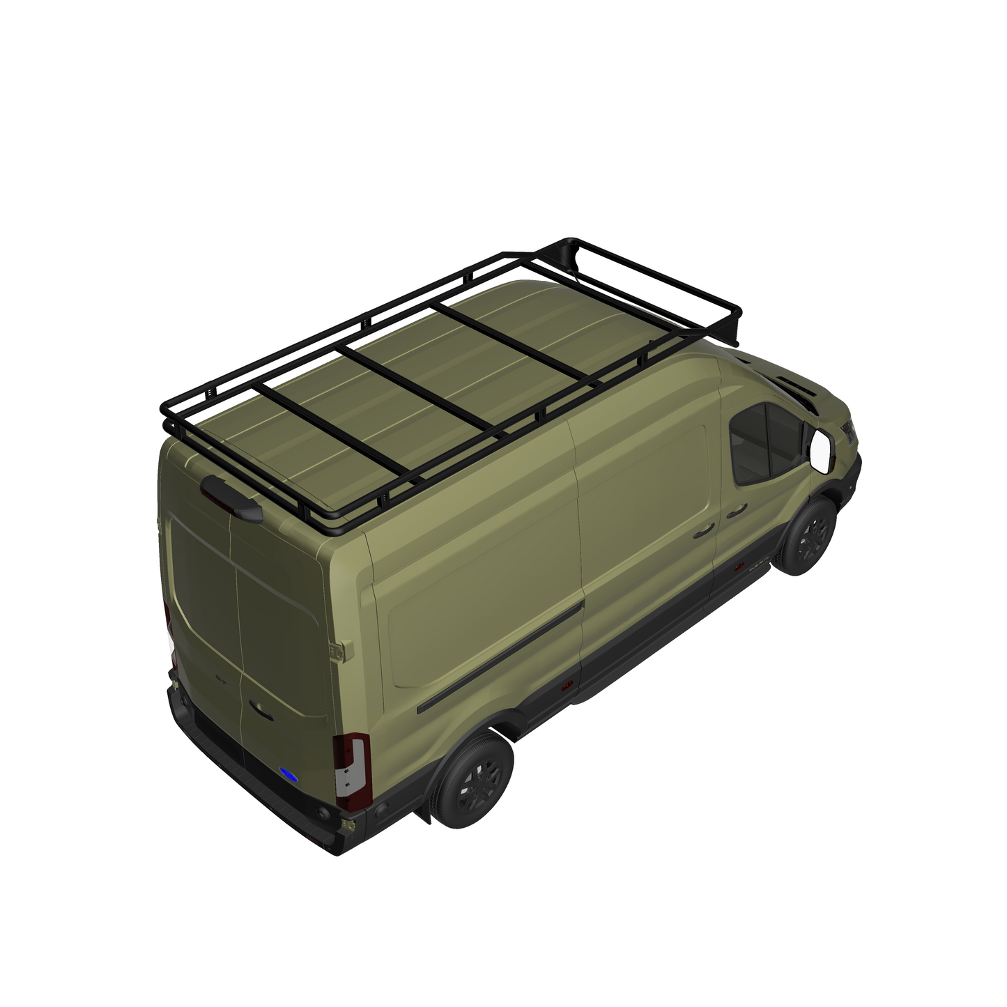B-RAX Dachträger RailBase Light ready straight für Ford Transit (ab 2013)