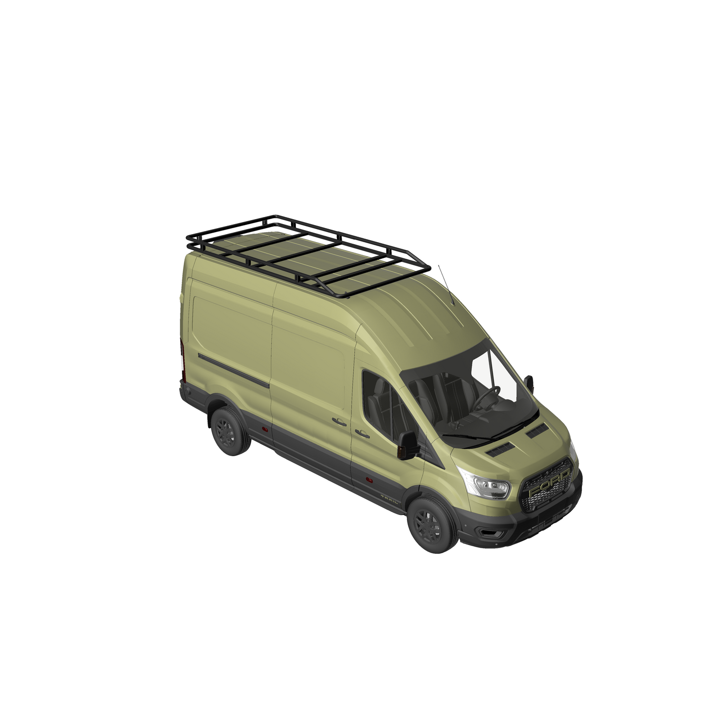 B-RAX Dachträger RailBase straight für Ford Transit (ab 2013)