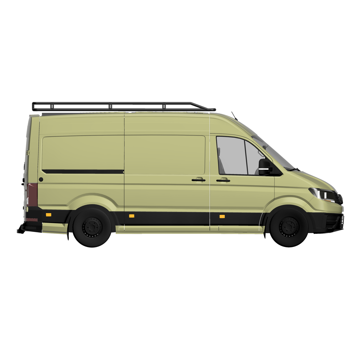B-RAX Dachträger RailBase straight für VW Crafter und MAN TGE (ab 2017)
