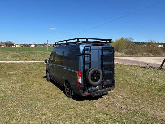 B-RAX Heckleiter mit Reserveradhalter für Ford Transit (ab 2013) *H2*
