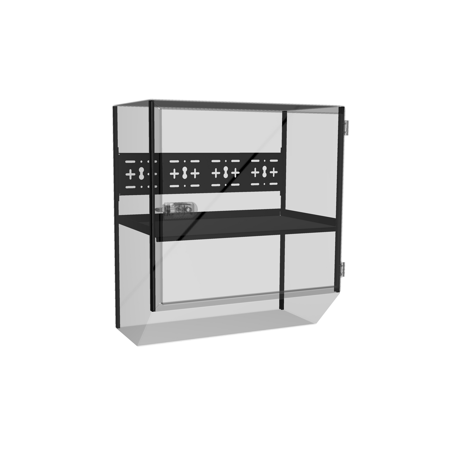 B-RAX Heckbox Serie435 - 800 x 700 x 435  Einbausystem Einlegeboden Montagebleche Vollauszug